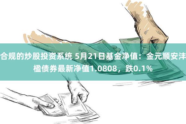 合规的炒股投资系统 5月21日基金净值：金元顺安沣楹债券最新净值1.0808，跌0.1%