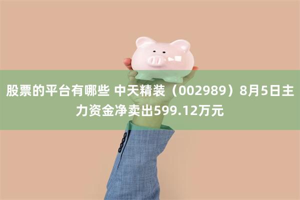 股票的平台有哪些 中天精装（002989）8月5日主力资金净卖出599.12万元